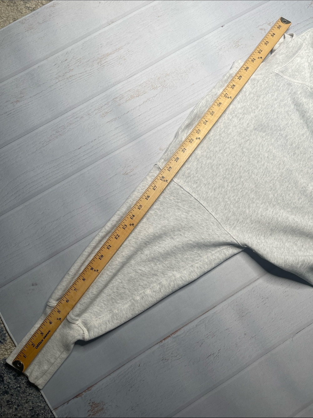 Abercrombie & Fitch XL Crewneck Sweatshirt Gray Classic Ladies Long Sleeves - Picture 8 of 8